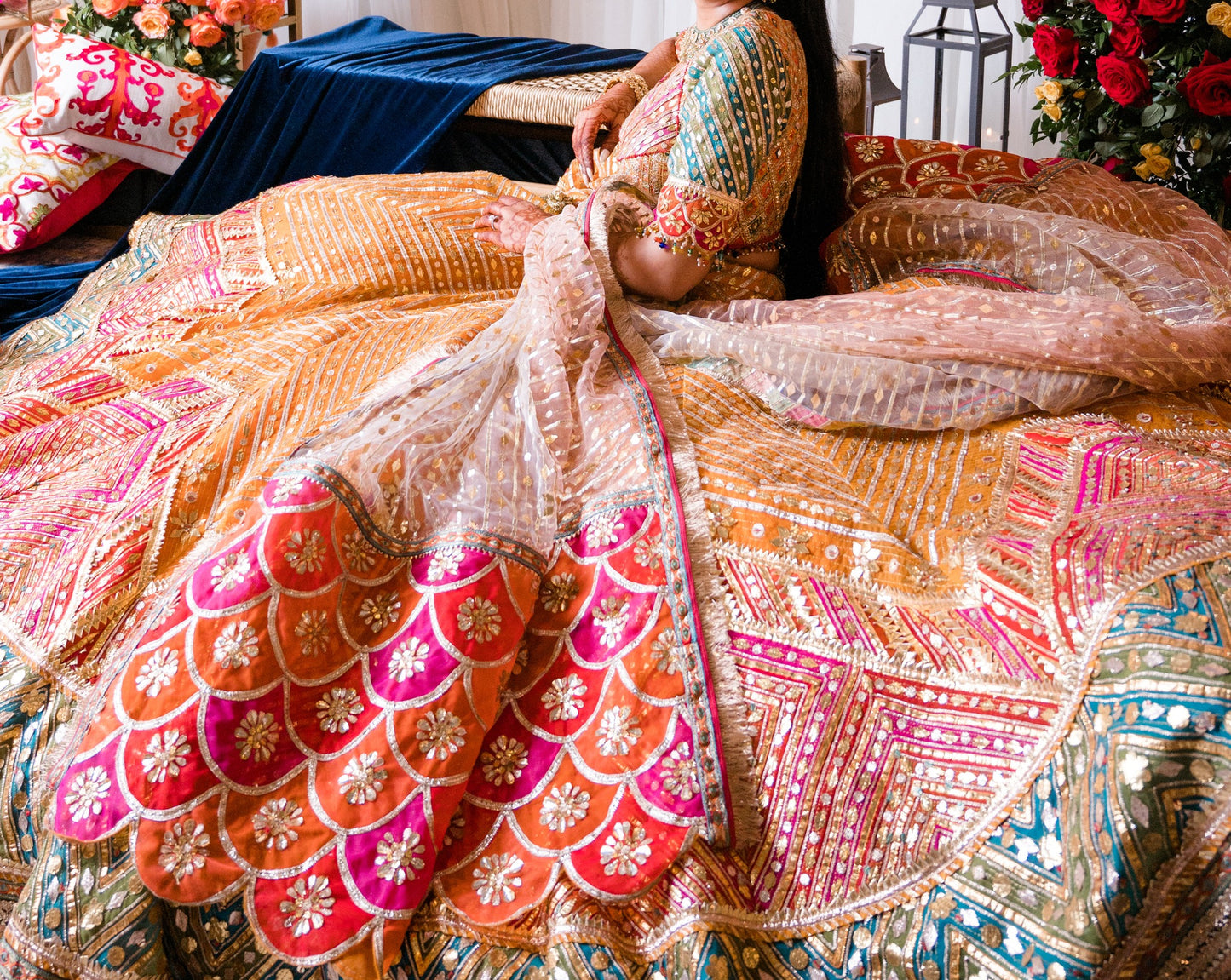 Multicolor Lehenga