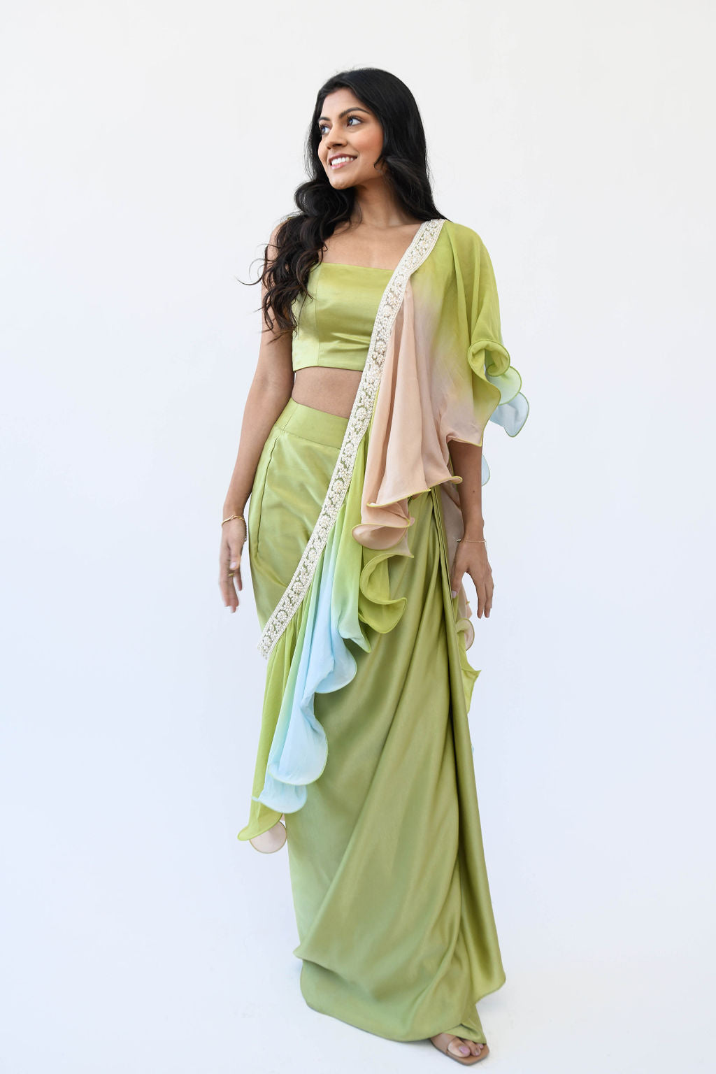 Pista Sleeveless Satin Blouse
