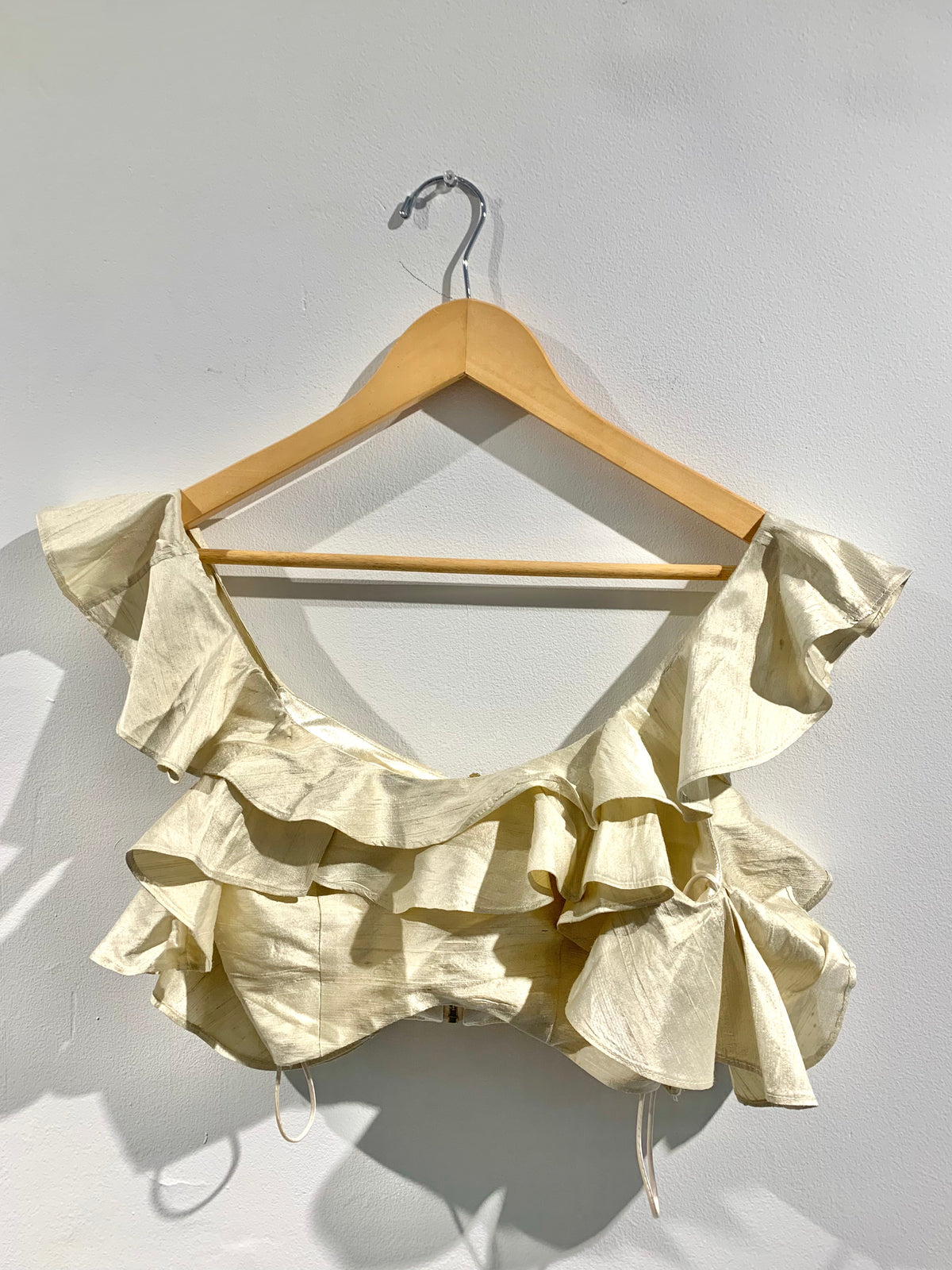 Kaia Silk Creme Top