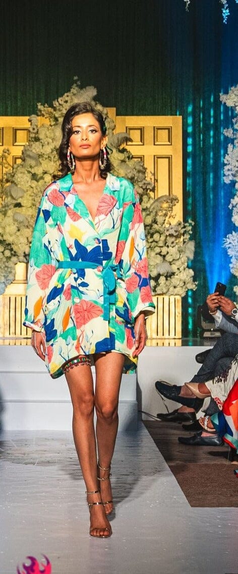 Esha Amiin Floral Oversized Dress