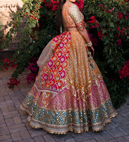 Multicolor Lehenga