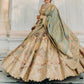 Ice Gray Silk Lehenga