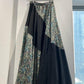 Pavi Black and Multicolored Print Skirt