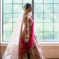 Pink Embroidered Floral Lehenga