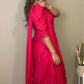 Label DC Pink Drape Saree